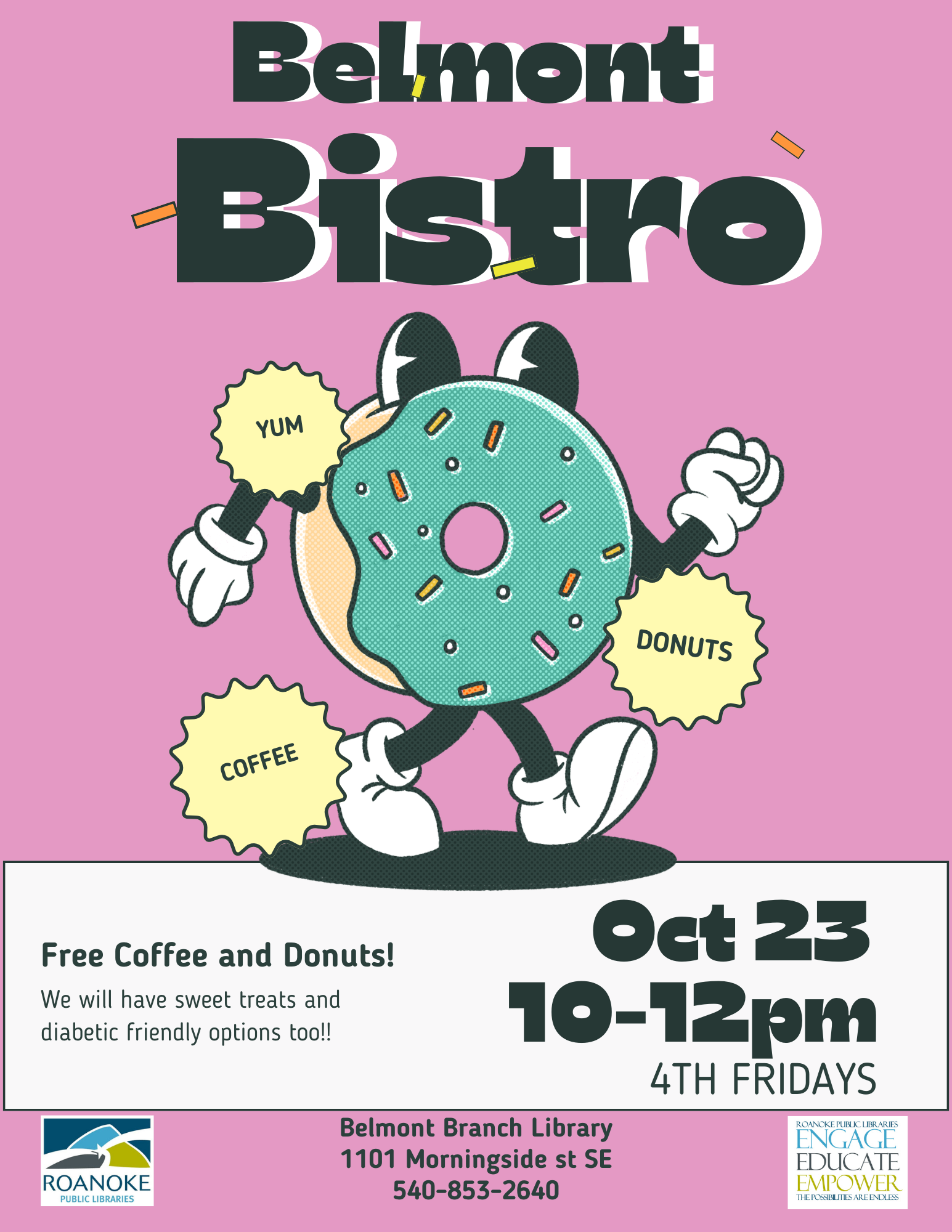 Belmont Bistro: Donuts and Coffee