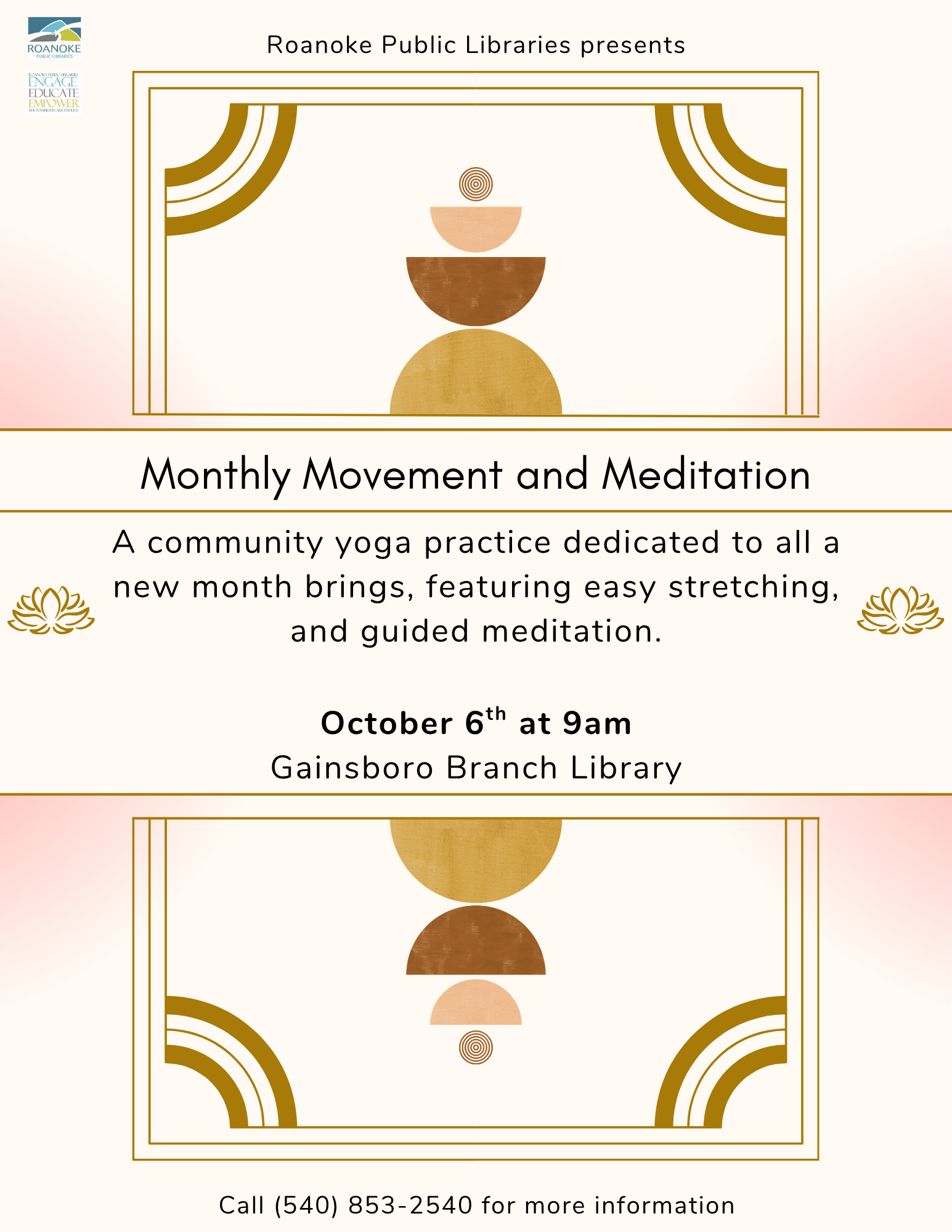 Monthly Movement and Meditation