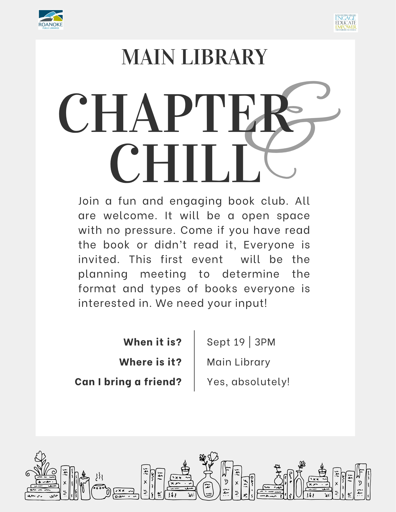Chapter and Chill Book Club