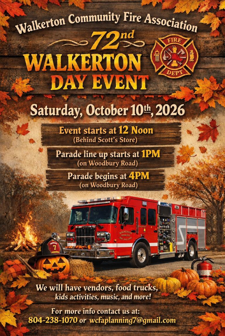 72nd Annual Walkerton Day Event