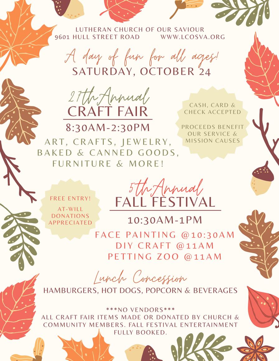 Craft Fair & Fall Festival