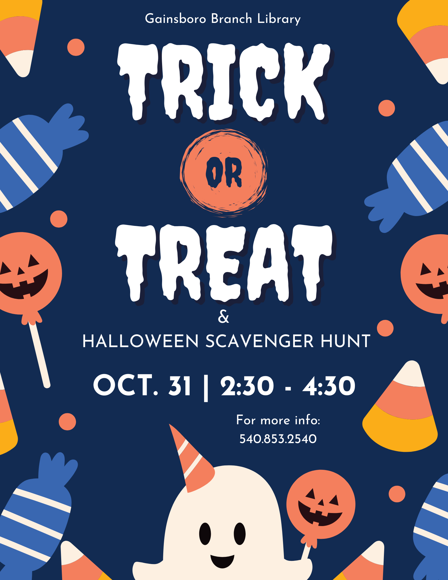 Trick or Treat & Halloween Scavenger Hunt