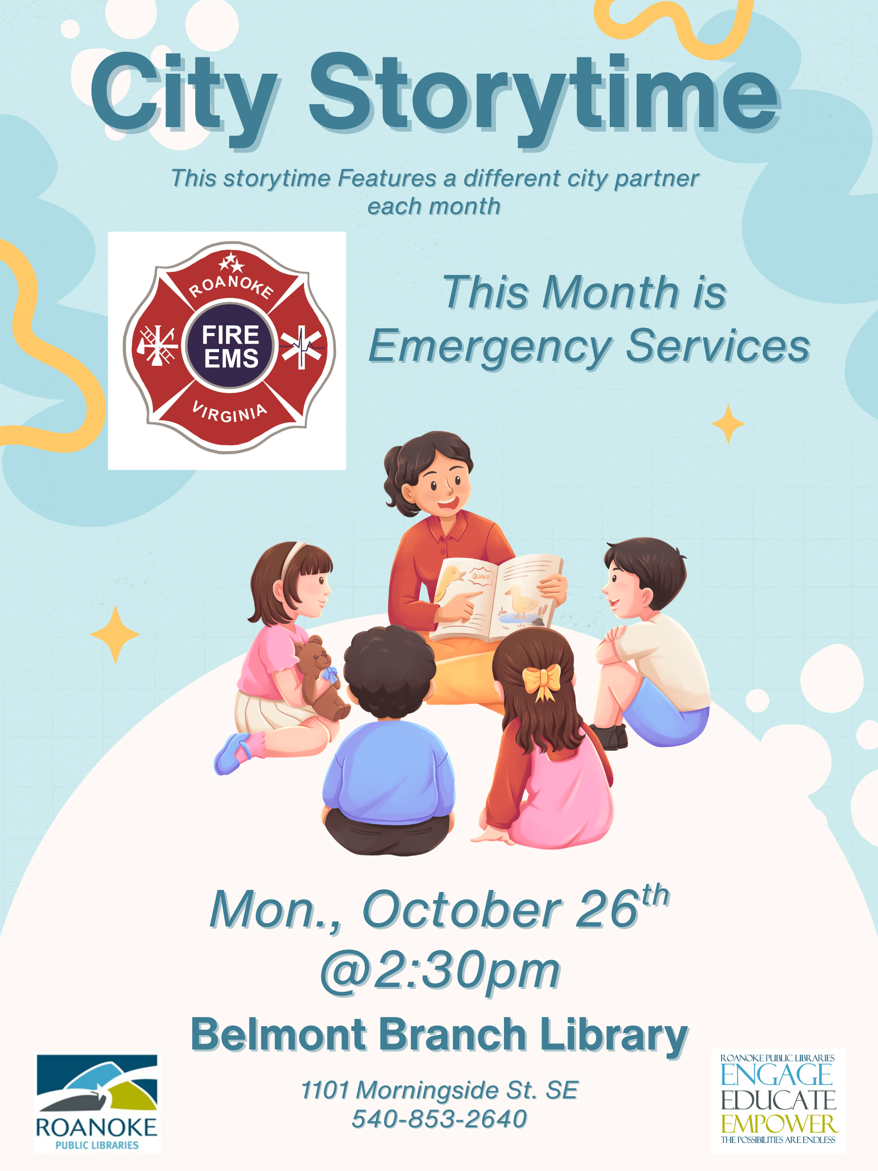 City Storytime: Emergency Services