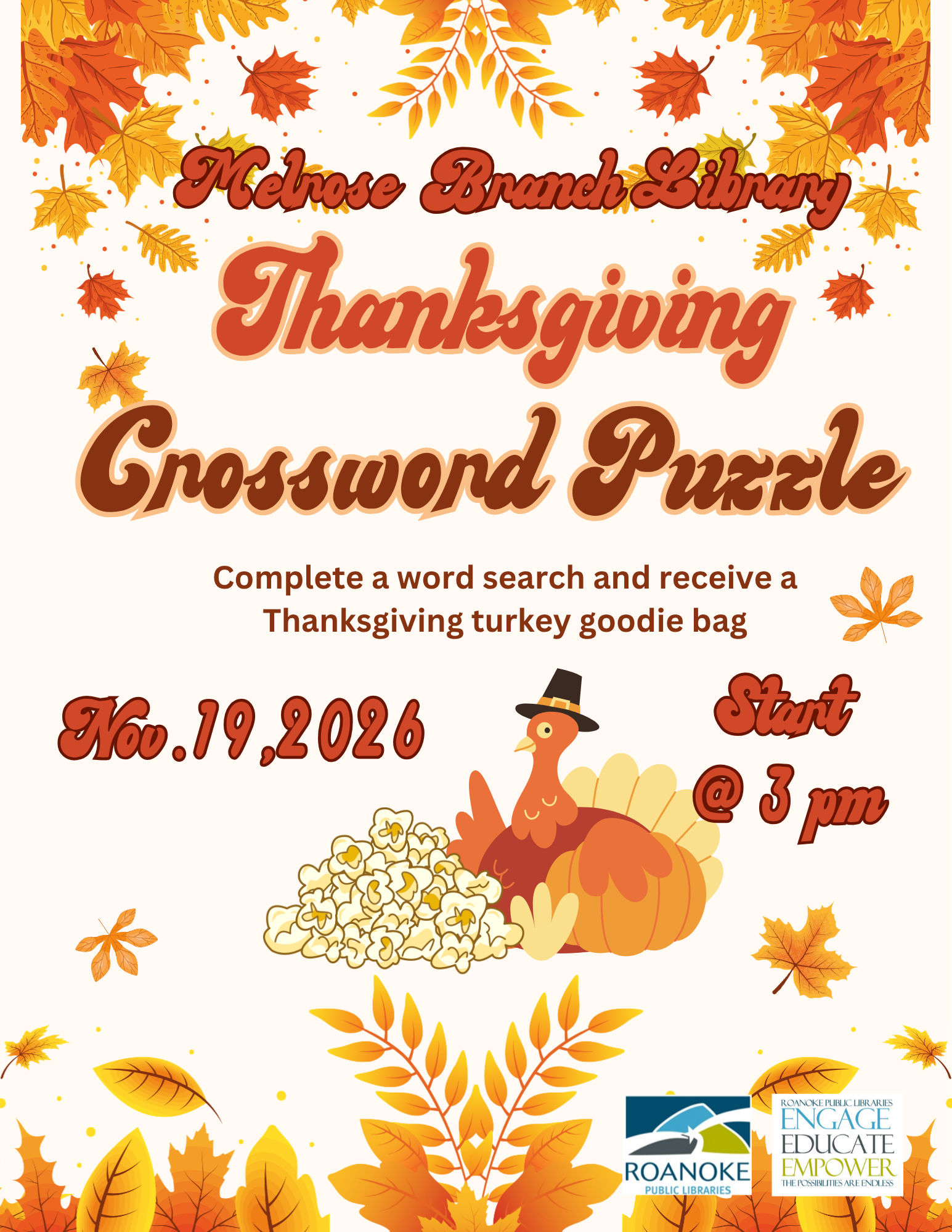 Thanksgiving Word Search Activity