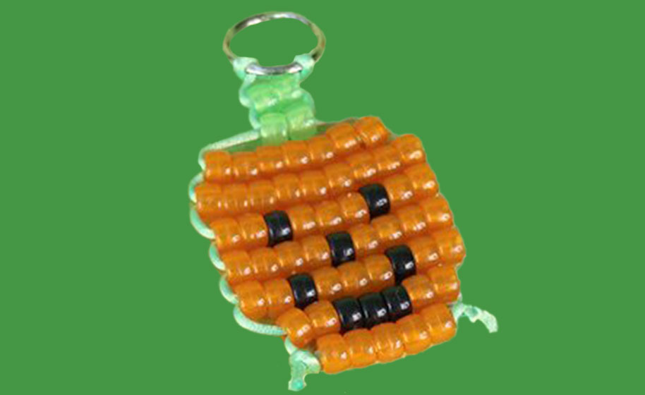 Maker's Monday: Pony Bead Jack o Lanterns