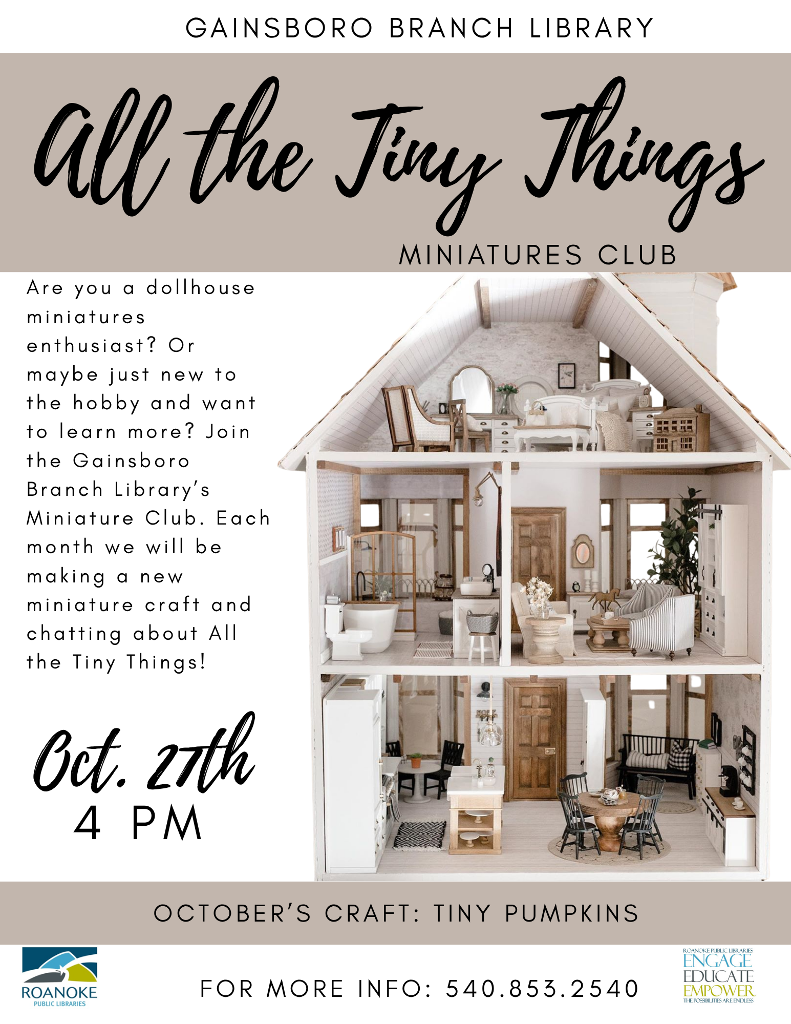 All the Tiny Things: Miniatures Club