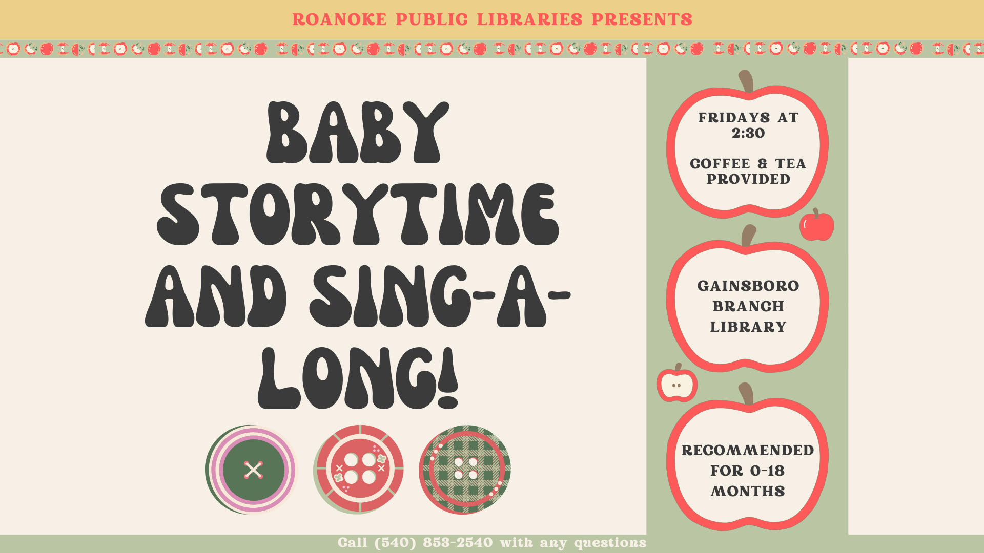 Baby Storytime and Sing-a-Long