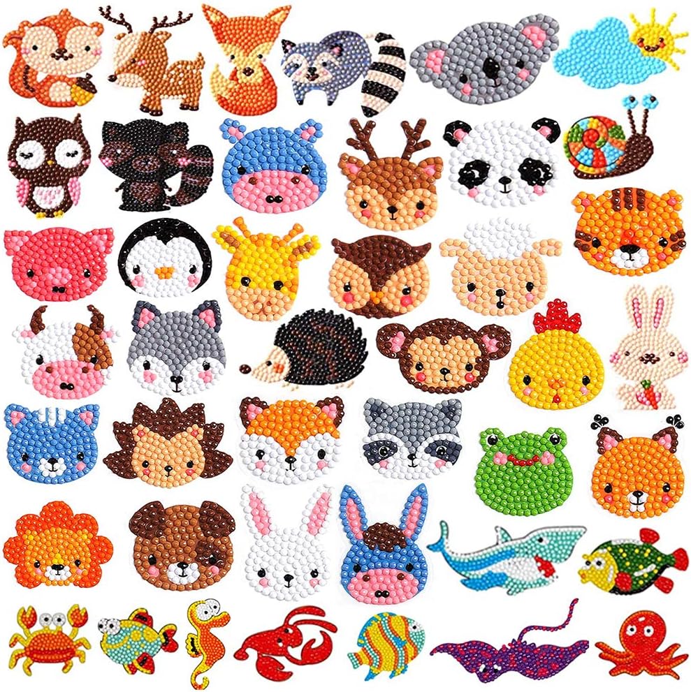 Diamond Art Stickers for Kids