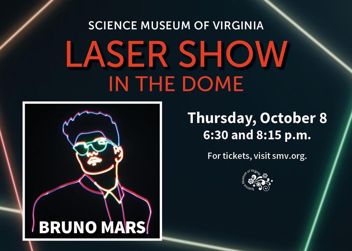 Laser Show: Bruno Mars