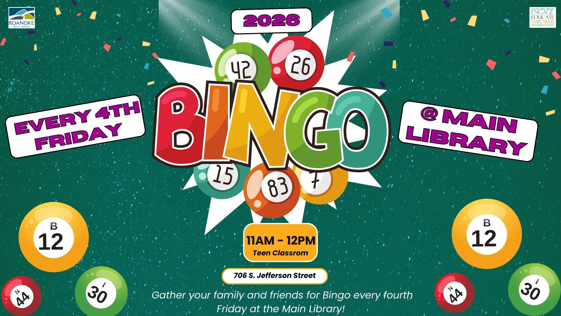 Bingo @ Main!!